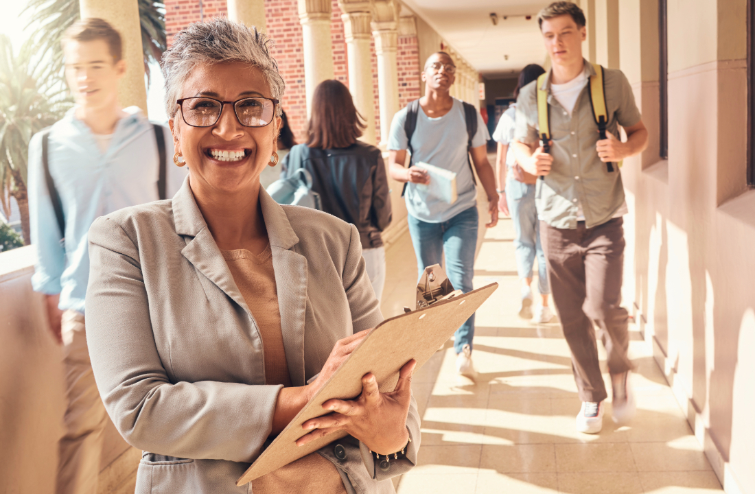 Female high school educator 